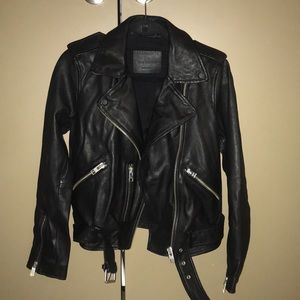 AllSaints Balfern Leather Jacket - brand new